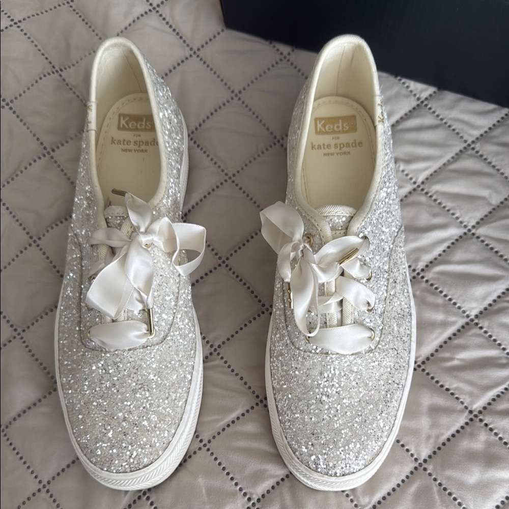 Kate Spade Pink Shoe Box with Keds Logo